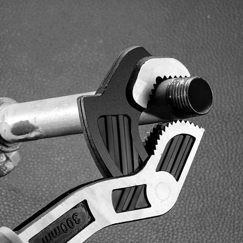 Self-Locking Adjustable Plumber Wrench – CR-V Steel (6 / 8 / 10 / 12 inch)