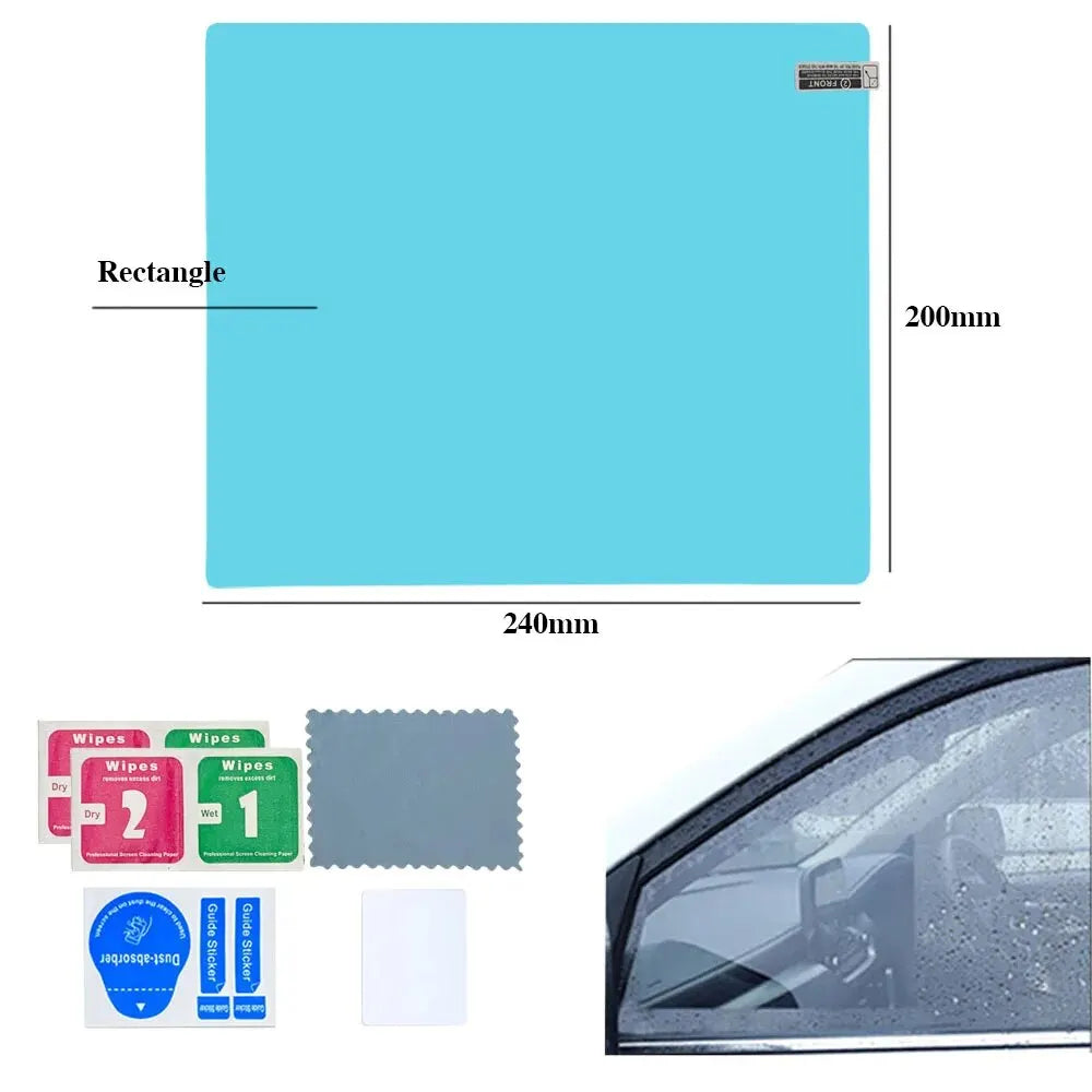 Waterproof Anti-Fog Rearview Mirror Protective Film