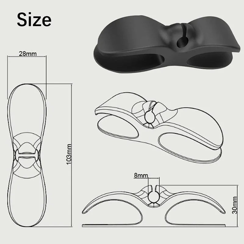 4-Piece Kitchen Appliance Cord Winder & Organizer Set
