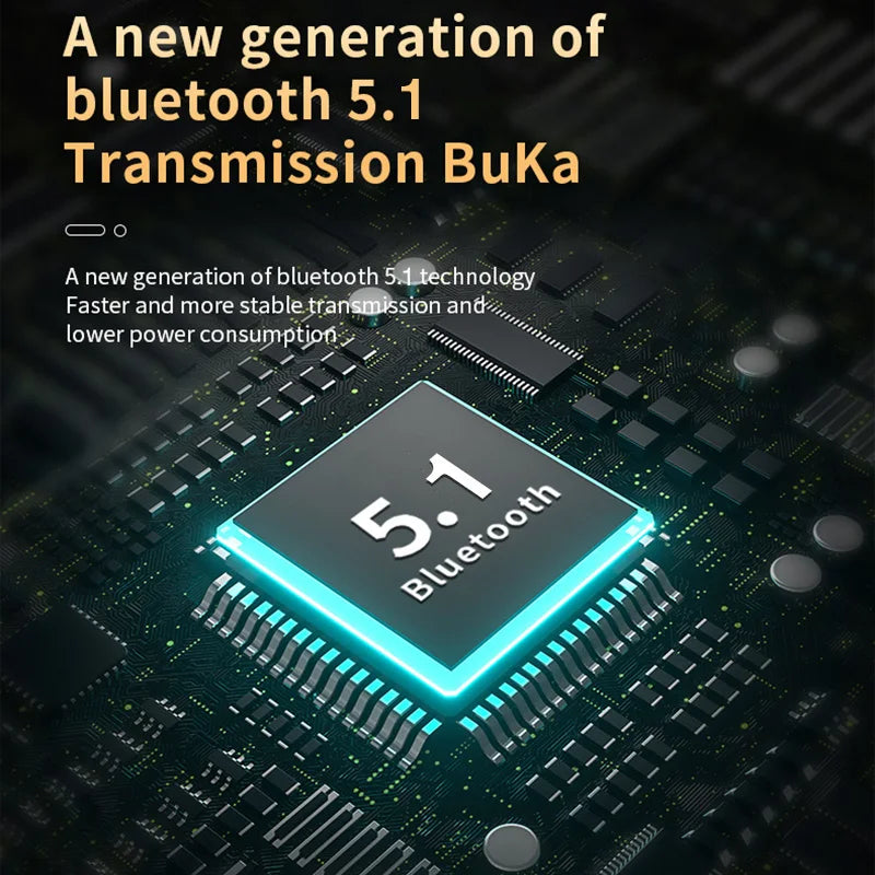 M90 Wireless Bluetooth 5.1 Earbuds with Touch Control & HiFi Sound