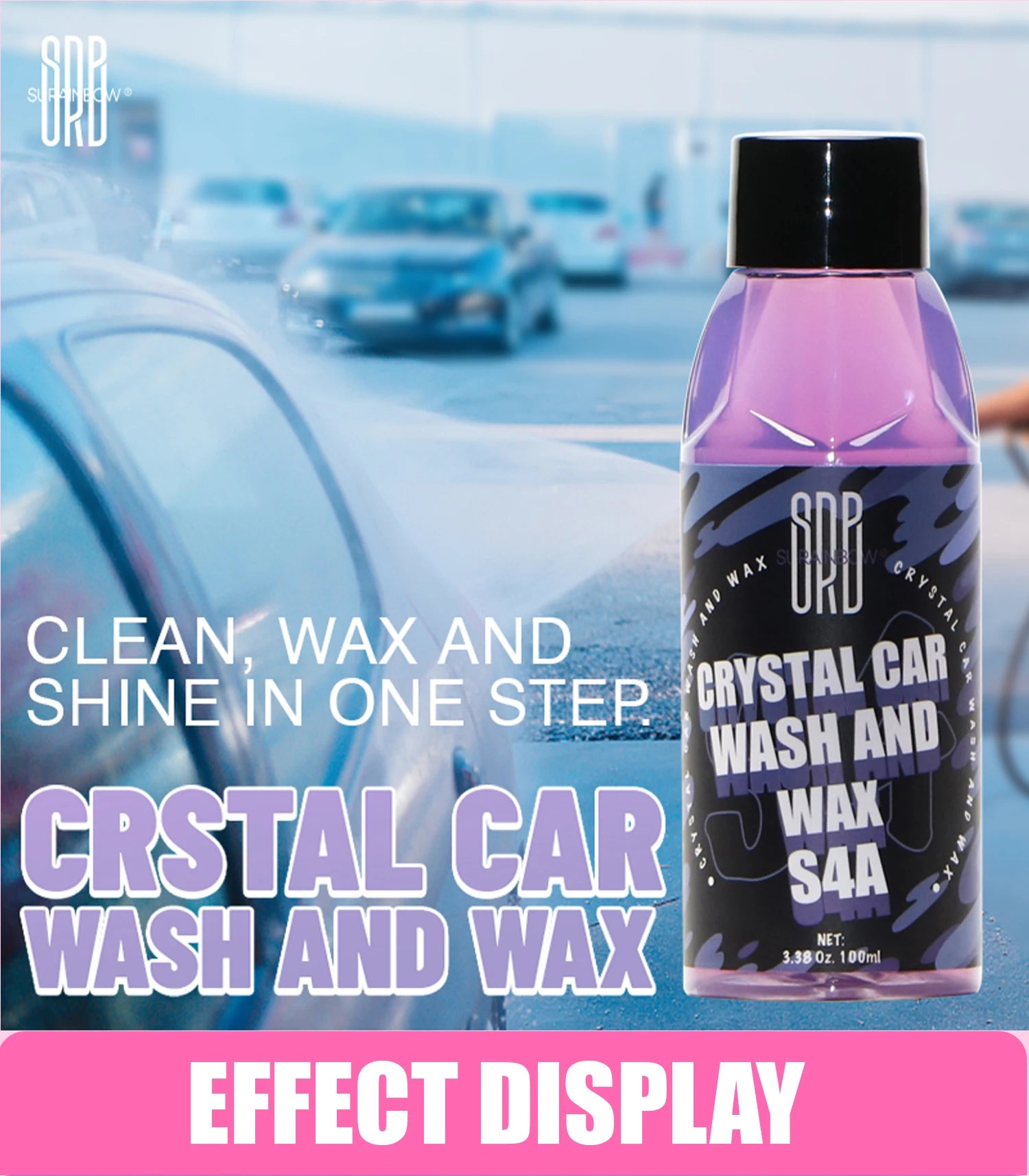 Crystal Car Wash and Wax - Shine and Protect in One Step