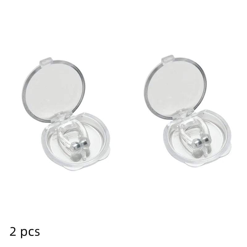 Magnetic Anti-Snore Nose Clip – Comfortable Silicone Sleep Aid