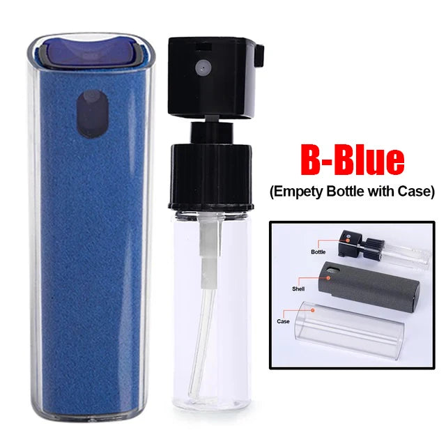 3-in-1 Portable Screen Cleaning Spray with Microfiber Cloth