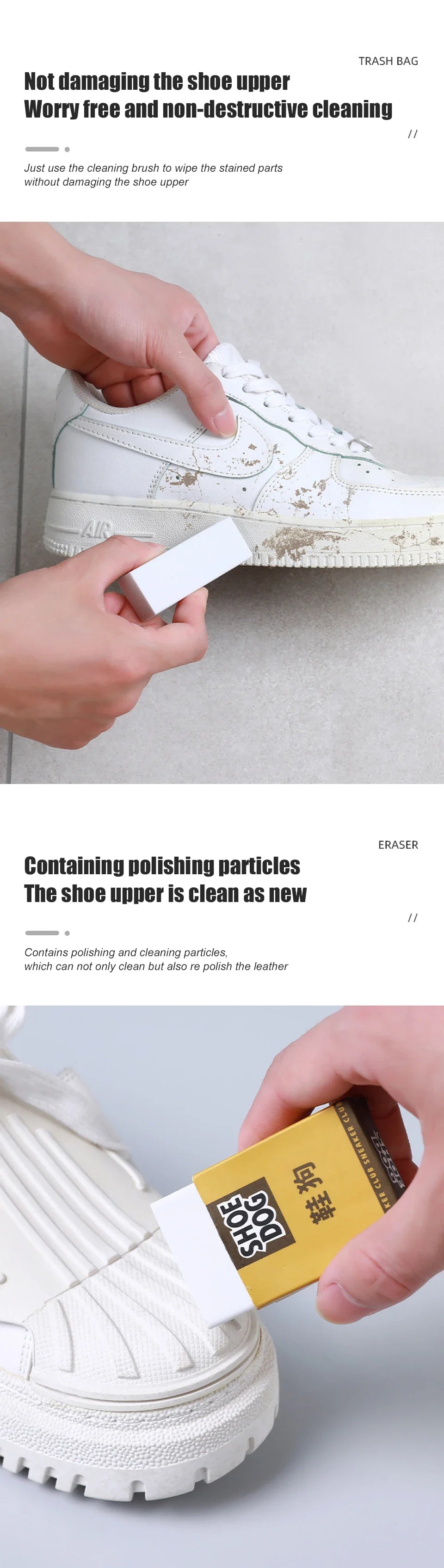 Magic Shoe Eraser Suede & Leather Sneaker Cleaner