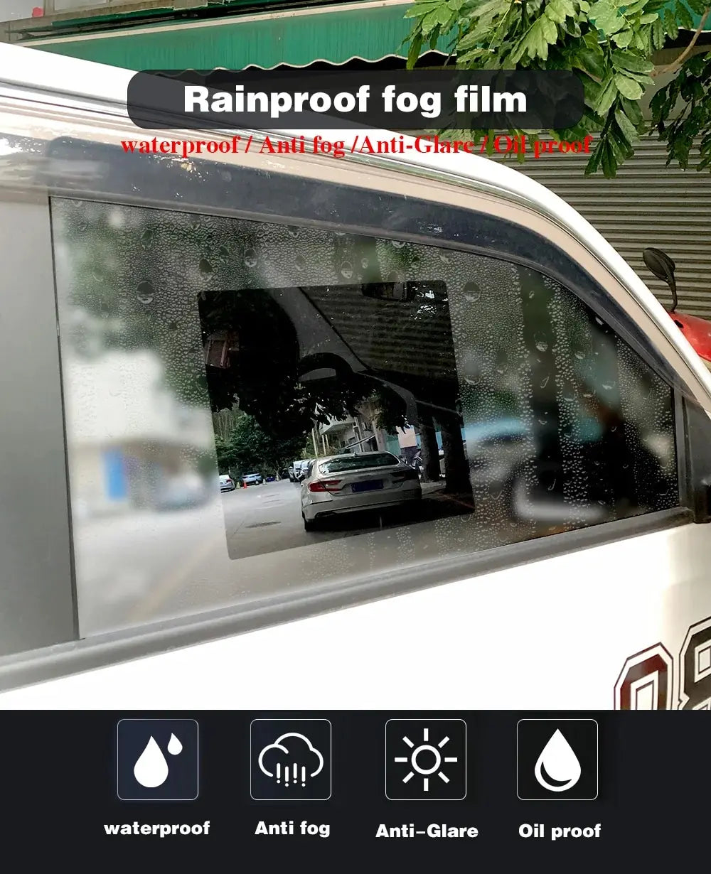 Waterproof Anti-Fog Rearview Mirror Protective Film