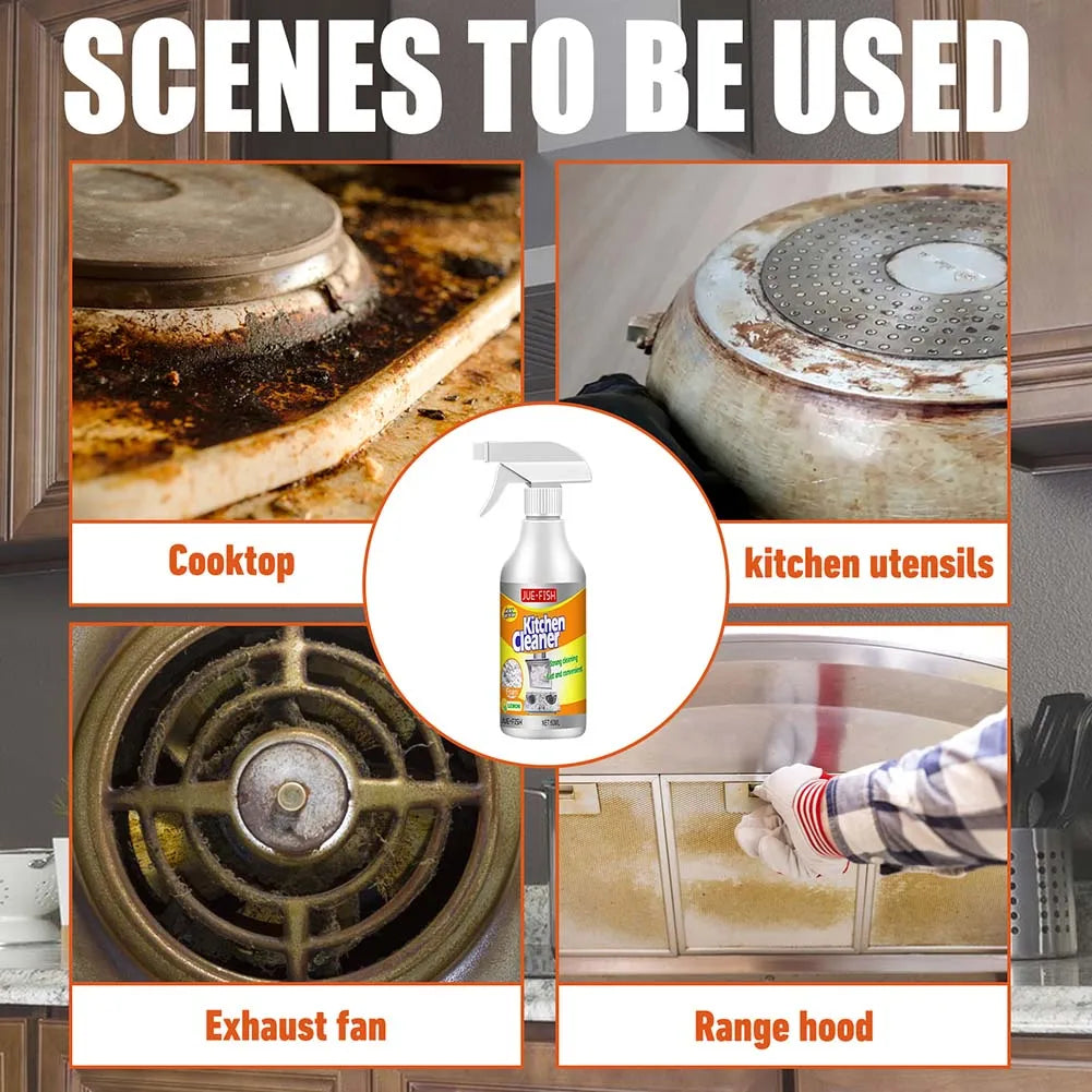 Heavy-Duty Foaming Kitchen Degreaser Spray – 60ml