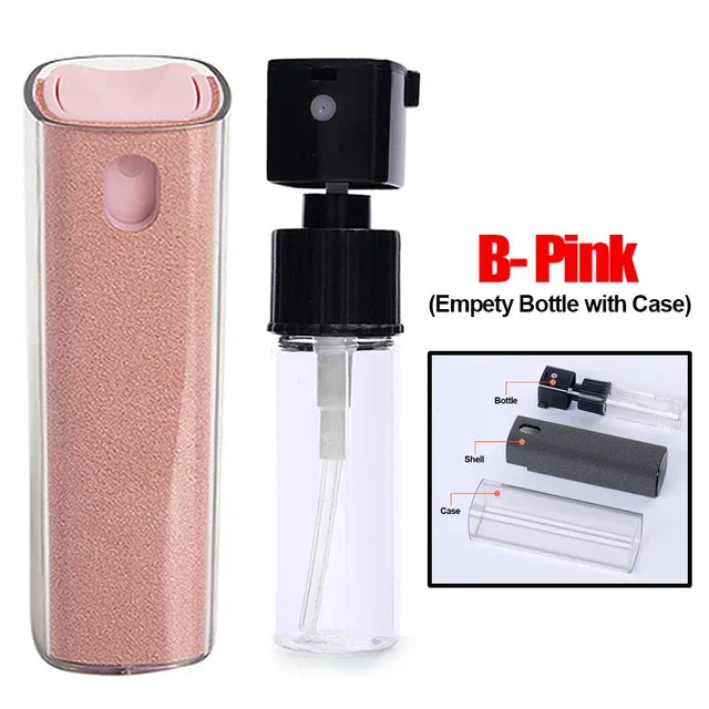 3-in-1 Portable Screen Cleaning Spray with Microfiber Cloth