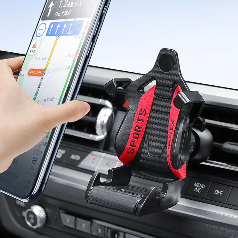 Racing-Style Seat Car Air Vent Phone Holder