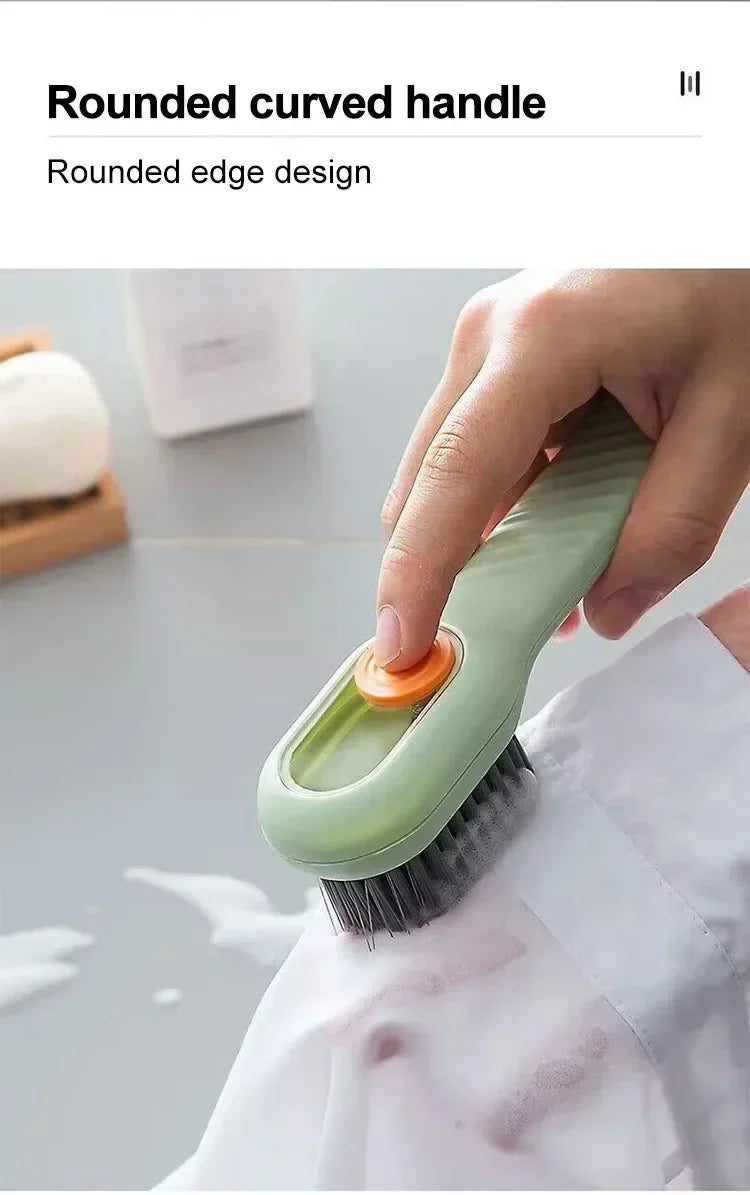 Multifunctional Soap-Dispensing Cleaning Brush