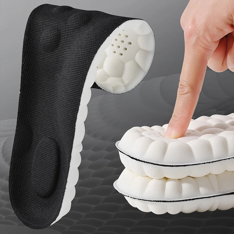 Ultra-Soft Shock-Absorbing Sport Insoles with Arch Support