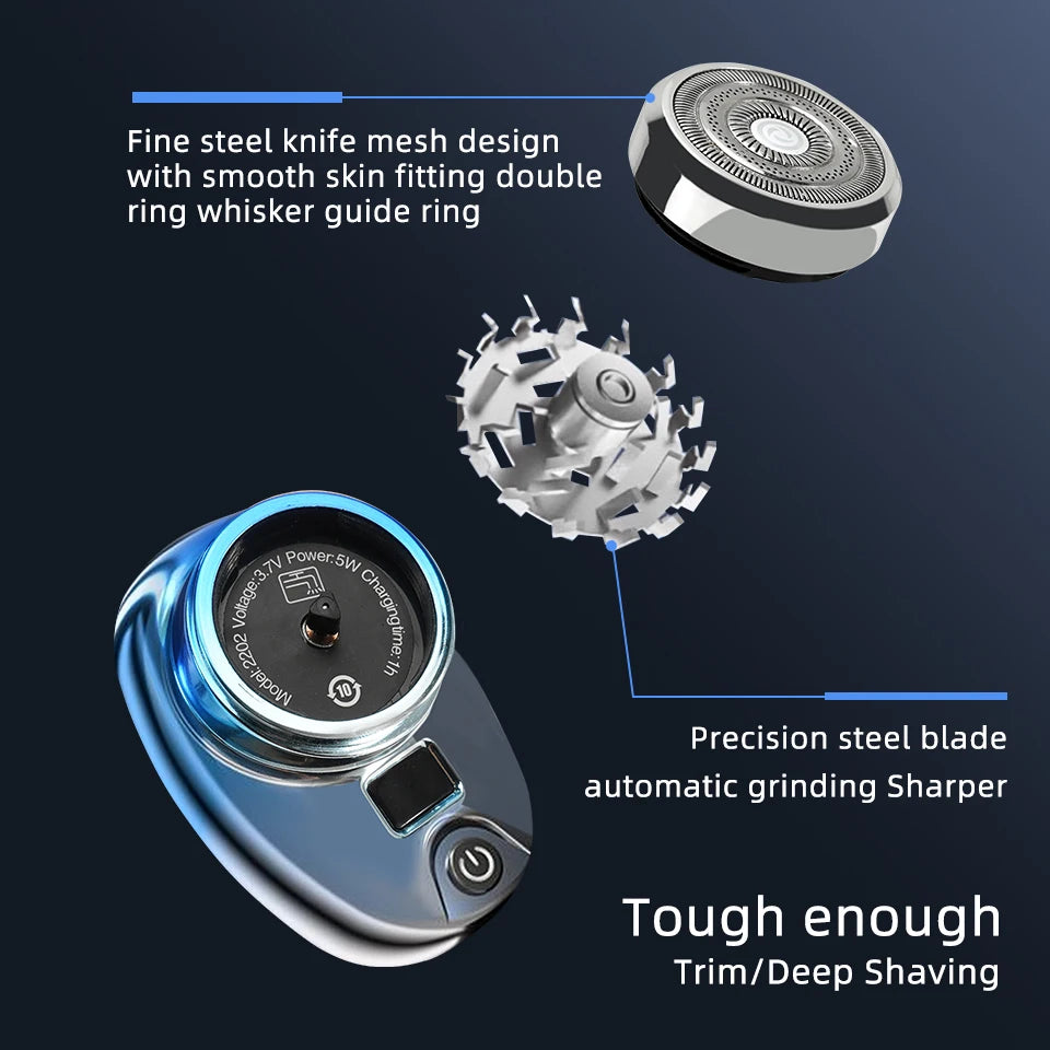 Mini Electric Razor - Wet and Dry Washable