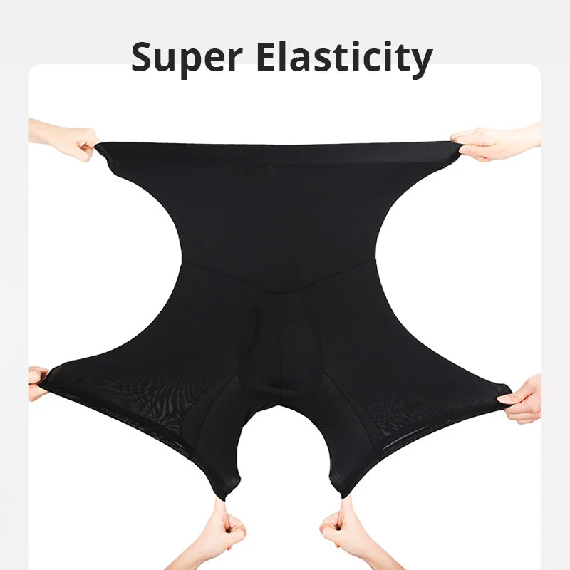 Men's High-Waisted Tummy Control Shaper Shorts