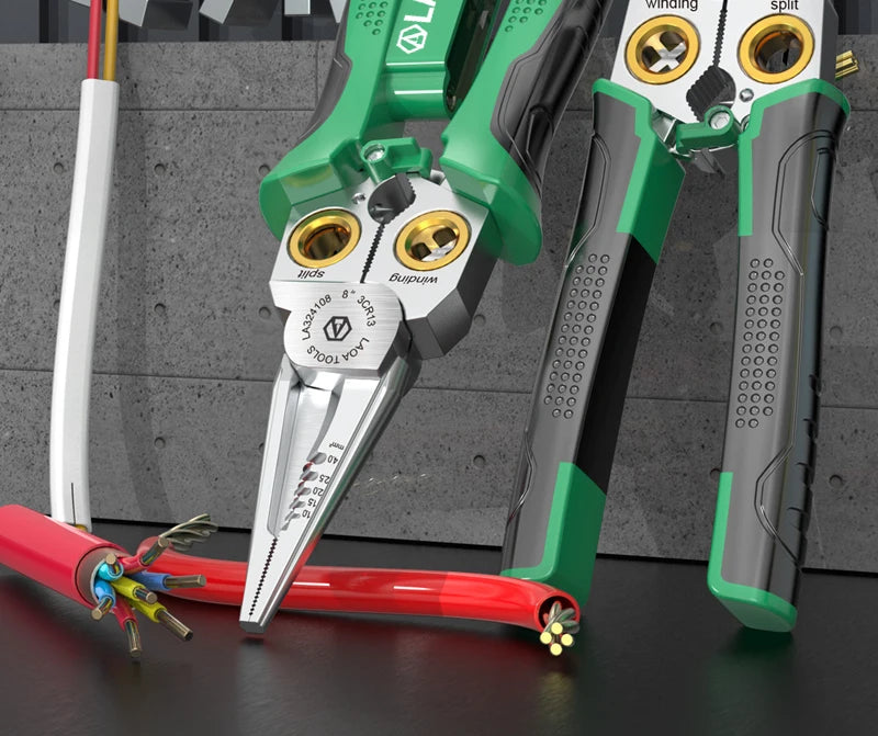7-in-1 / 8-in-1 Stainless Steel Electrician’s Multi-Pliers (with or without Tester)