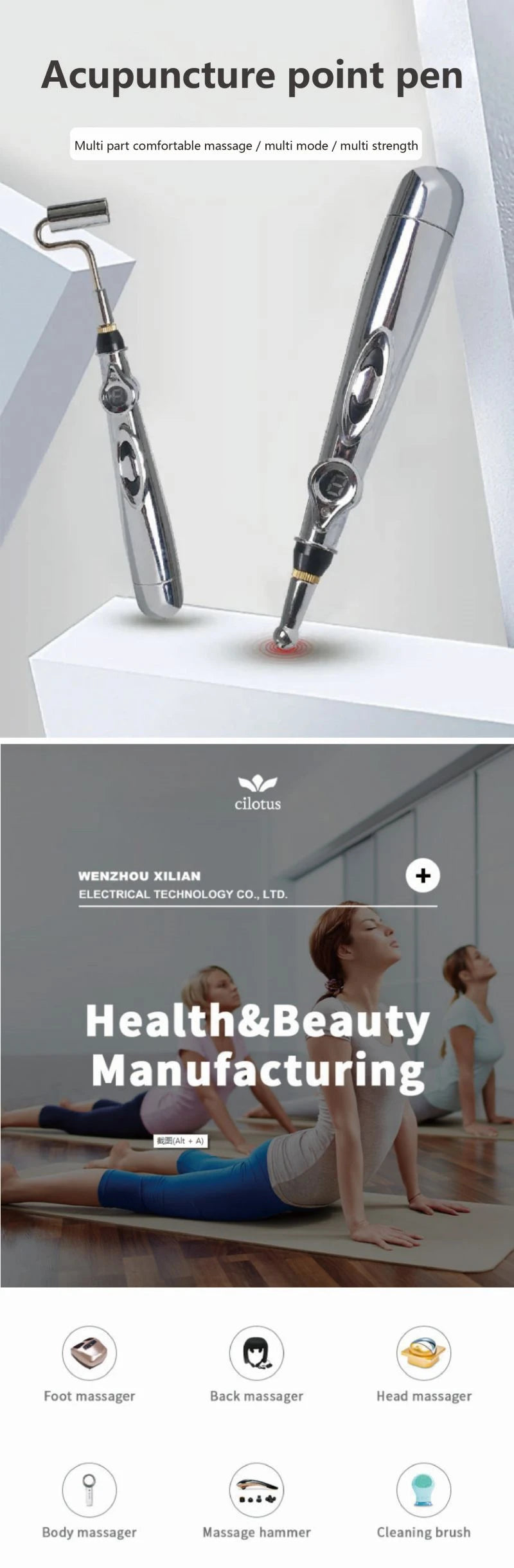 Electronic Acupuncture Pen – Meridian Pulse Therapy for Pain Relief