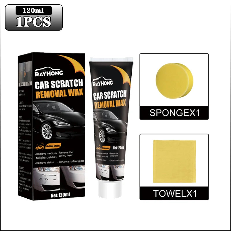 Premium Car Scratch Remover & Paint Care Wax – 120ml