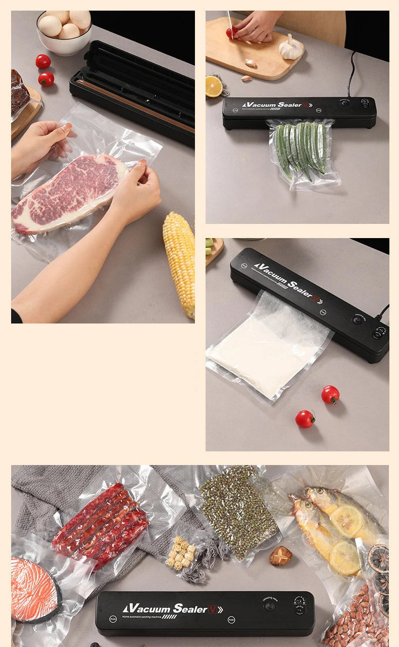 Compact Vacuum Sealer Machine – Keep Food Fresh Longer