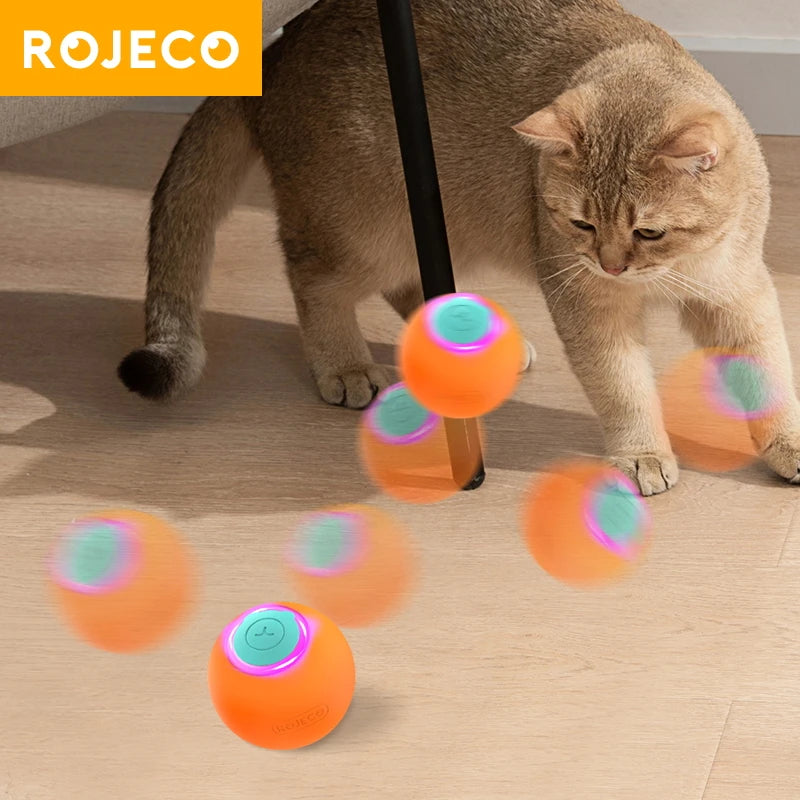 Smart Interactive Cat Bouncing Ball