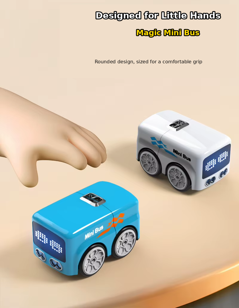 Gesture Sensing Mini Bus – Remote Control & Obstacle Avoidance Toy