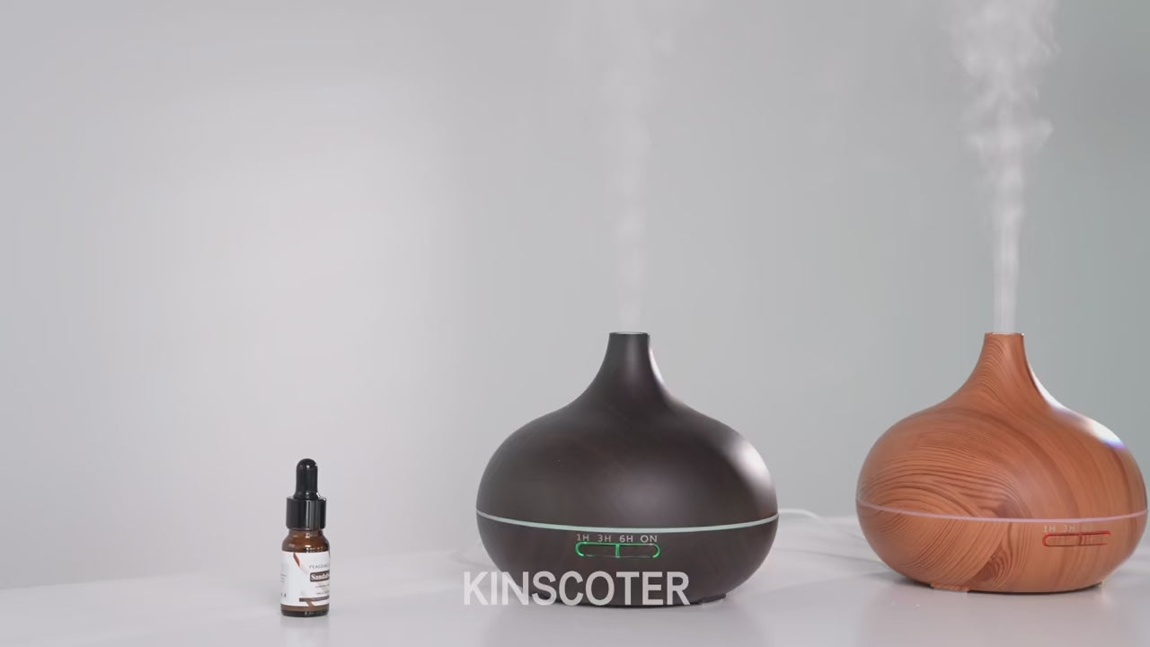 500ml Ultrasonic Aromatherapy Diffuser with Remote & 7-Color LED Lights