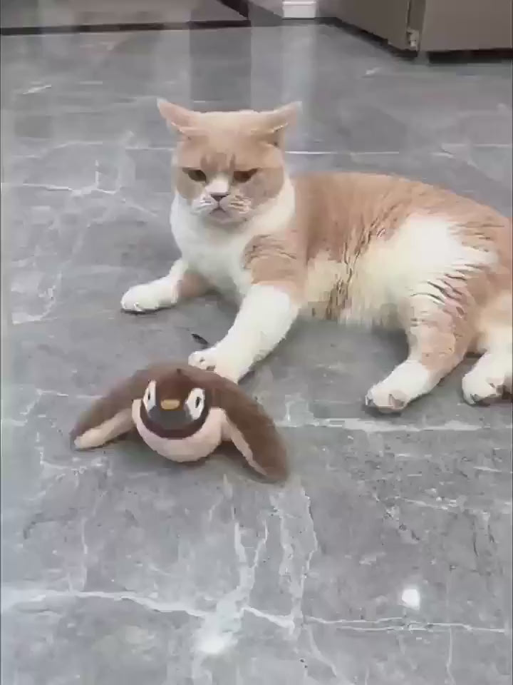 Interactive Chirping Bird Cat Toy – Touch-Activated & Rechargeable