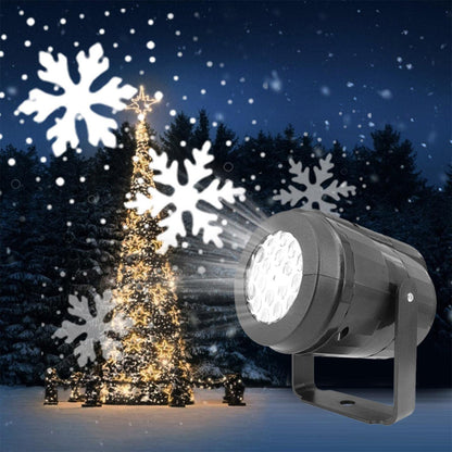 USB Christmas Projector Light – Snowflake or 16 Patterns Options