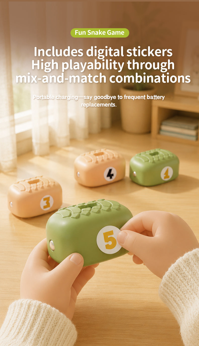 Remote Control Snake Game – Rechargeable Multiplayer Eating Challenge