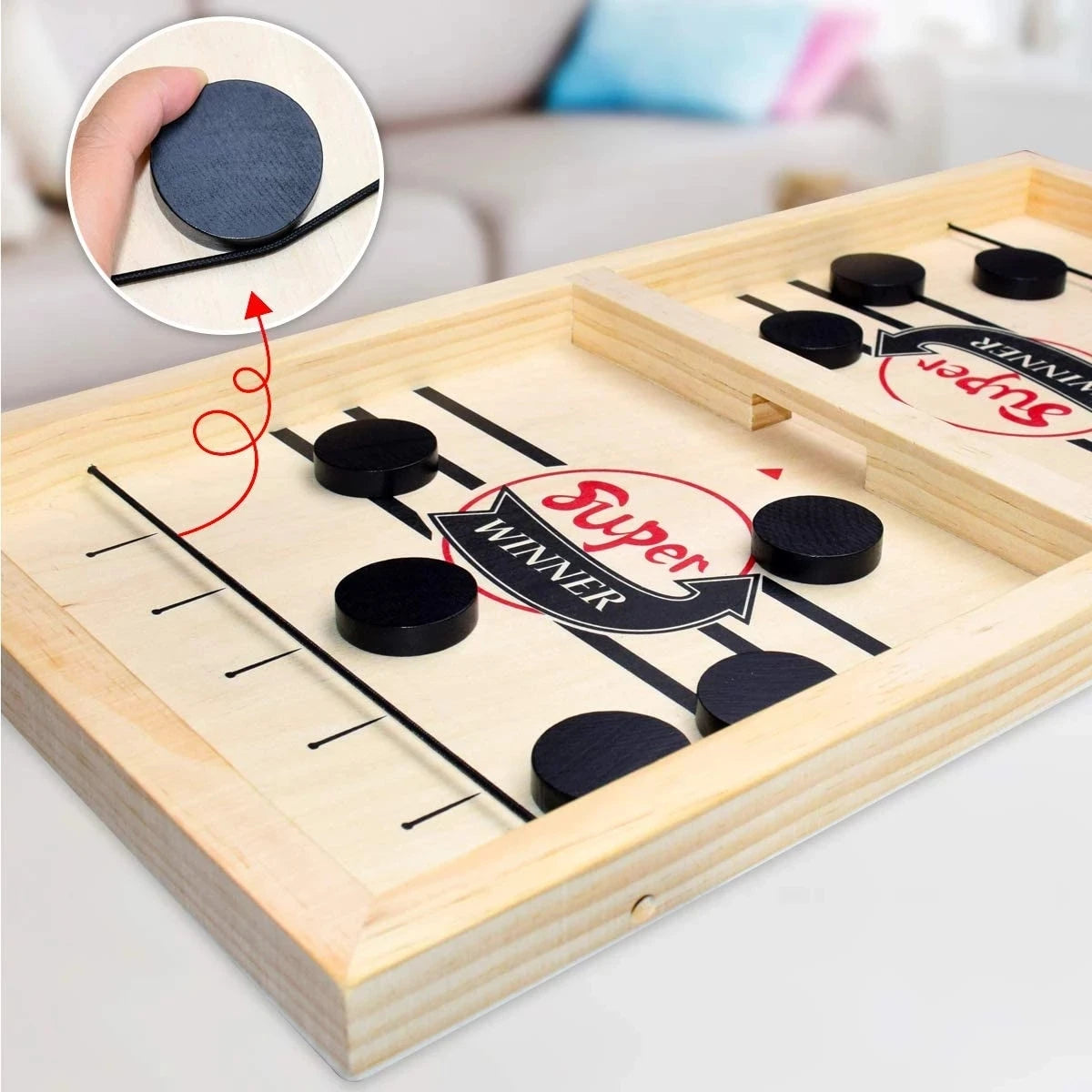 Fast Sling Puck Table Hockey Game – Fun for All Ages