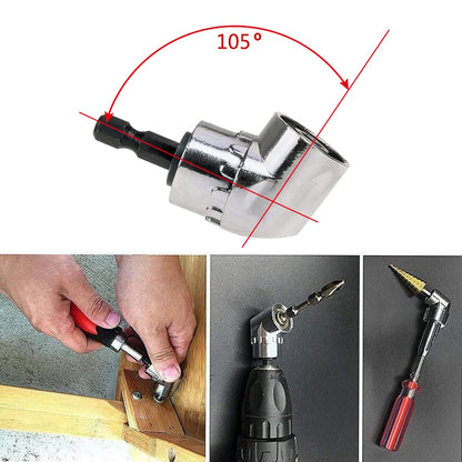 105° Right Angle Drill Attachment - Corner Screwdriver Tool