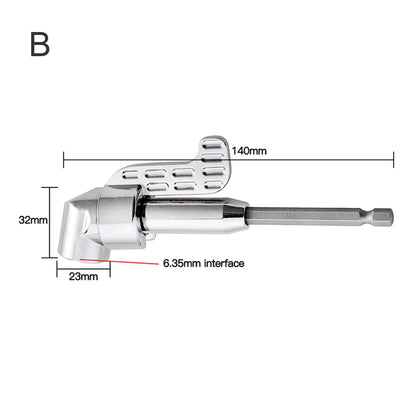 105° Right Angle Drill Attachment - Corner Screwdriver Tool