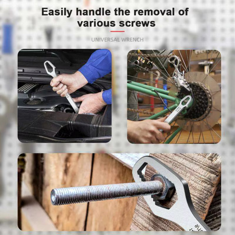 Universal Self-Tightening Double-Head Wrench (5/16"–7/8" 8–22mm)