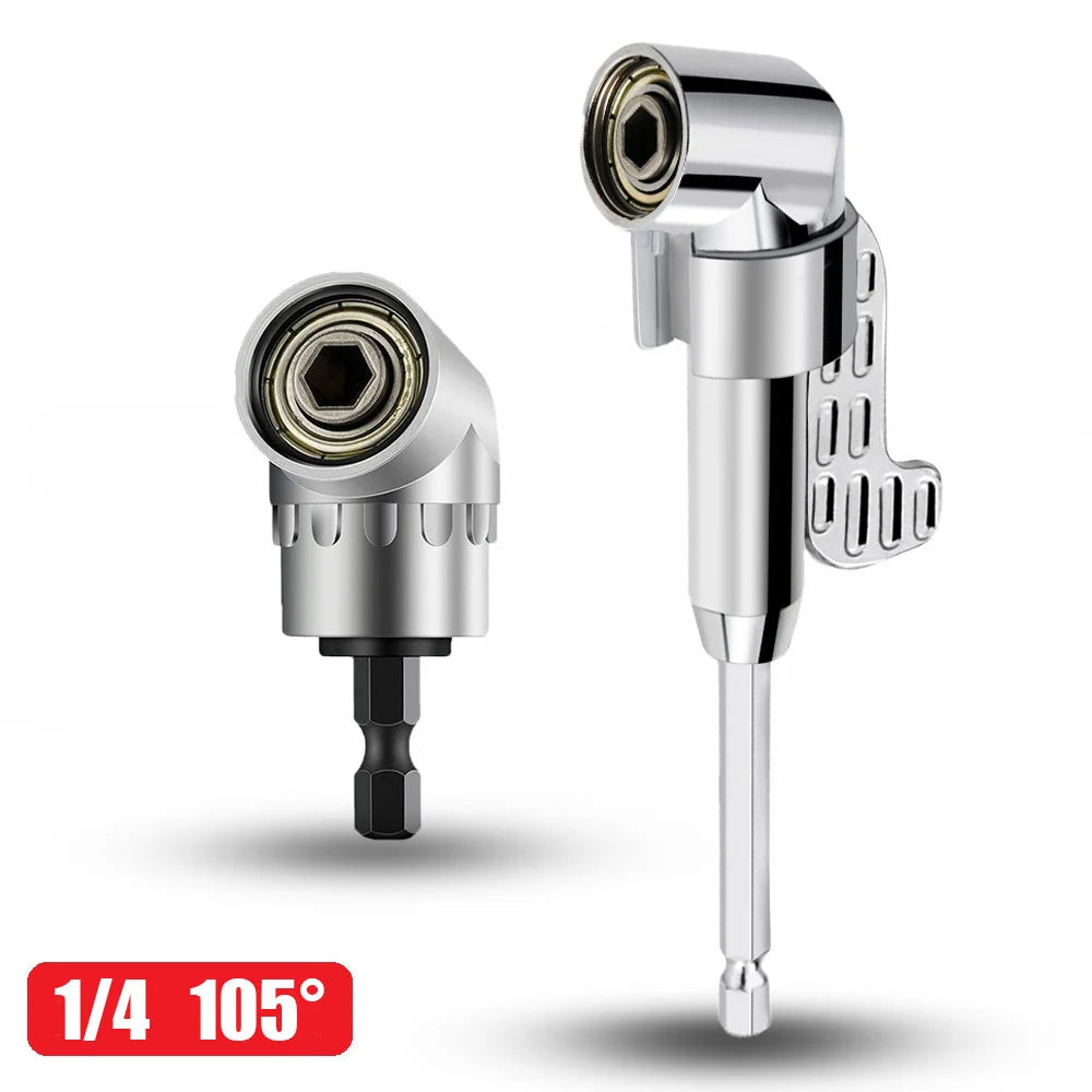 105° Right Angle Drill Attachment - Corner Screwdriver Tool