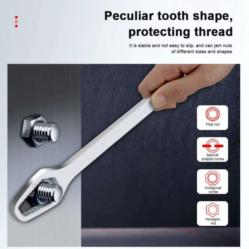 Universal Self-Tightening Double-Head Wrench (5/16"–7/8" 8–22mm)