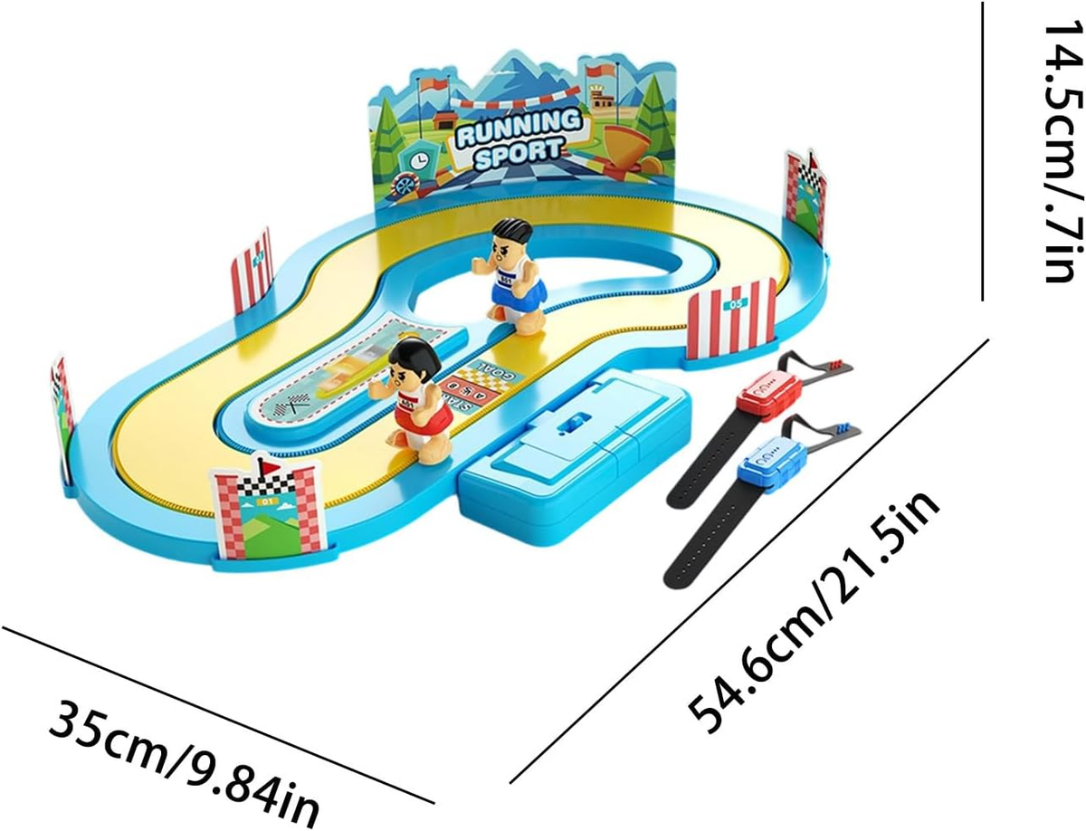 Wireless Motion-Control Racing Track Toy – 2-Player Wristband Race Set