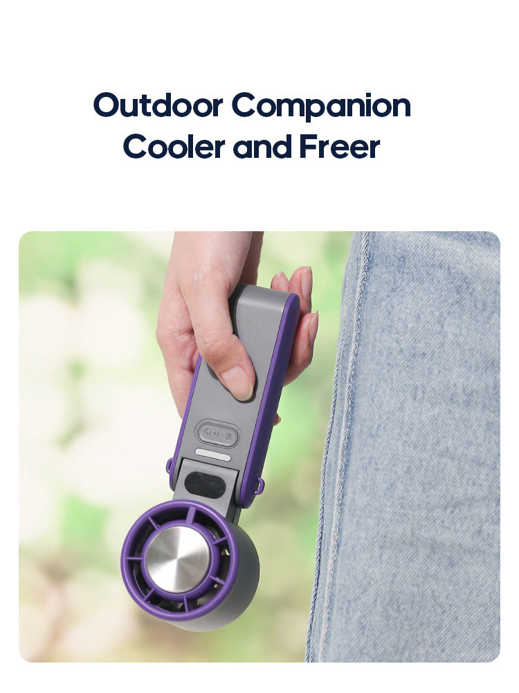 Portable Turbo Cooling Fan – 3600mAh Rechargeable