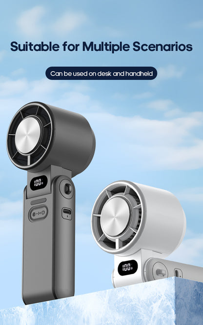 Portable Turbo Cooling Fan – 3600mAh Rechargeable