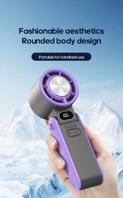 Portable Turbo Cooling Fan – 3600mAh Rechargeable