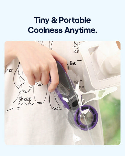 Portable Turbo Cooling Fan – 3600mAh Rechargeable