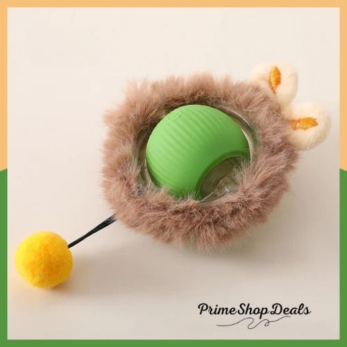 USB Rechargeable Smart Rolling Cat Toy – Type-C Charging Interactive Ball