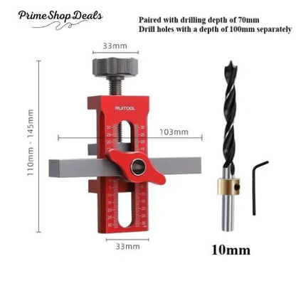 Adjustable Aluminum Alloy Cabinet Door Installation Jig