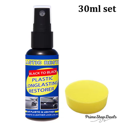 Ultimate Car Plastic and Leather Restorer - High-Gloss Finish