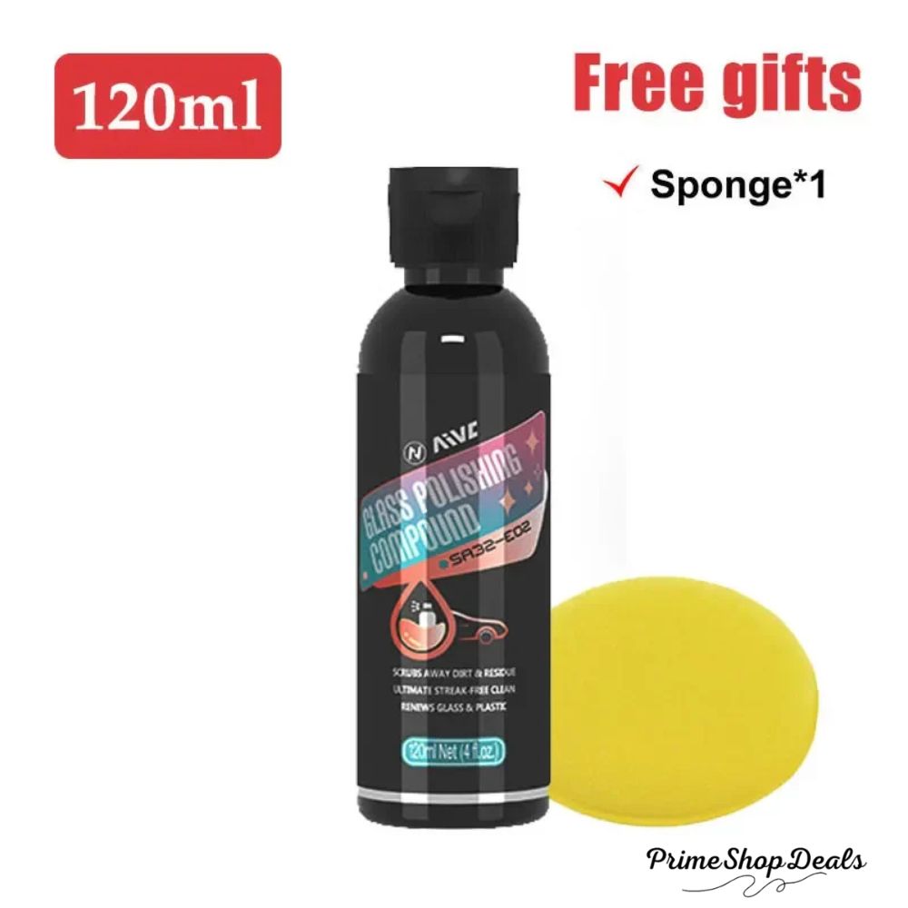 Car Glass Polishing & Oil Film Remover – Advanced Windshield Cleaner