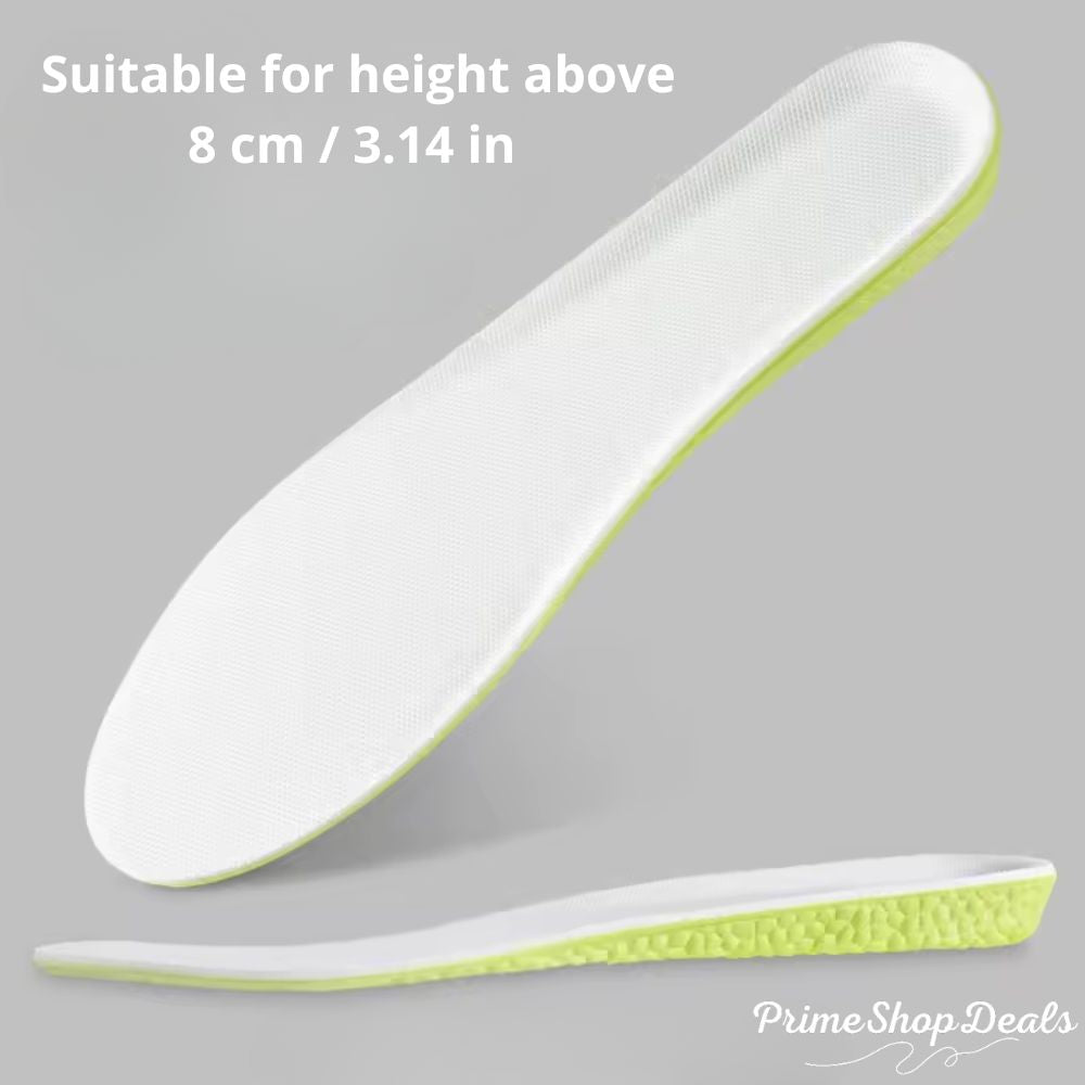 Adjustable Height Increase Insoles – Comfortable & Breathable Shoe Inserts (1.5cm-3.5cm)