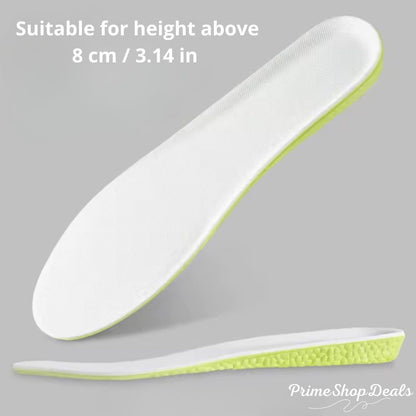 Adjustable Height Increase Insoles – Comfortable & Breathable Shoe Inserts (1.5cm-3.5cm)