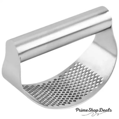 Stainless Steel Garlic Press - Effortless Mincing Tool