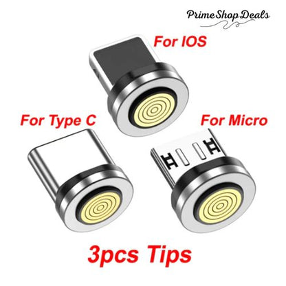 100W Magnetic USB Type-C Fast Charging 3-in-1 Cable