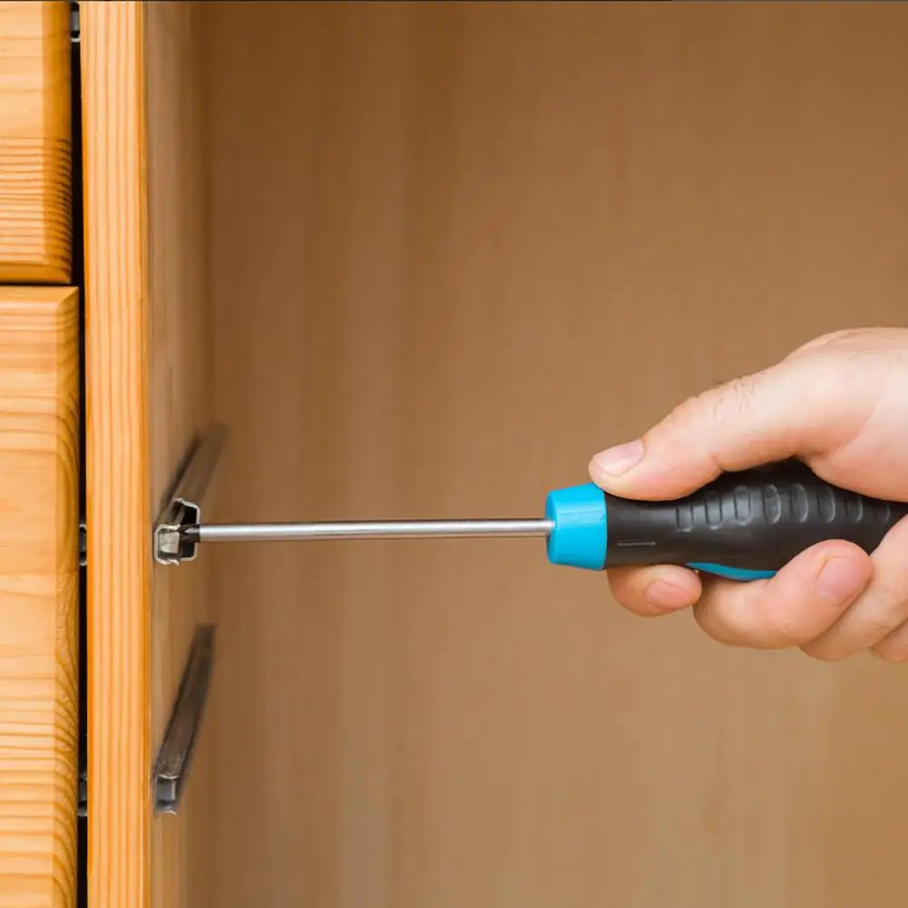 Short Expansion Screw Set – Metal Anchors for Cabinet Hinge Repair