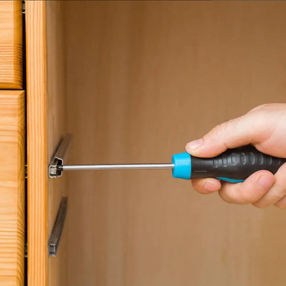 Short Expansion Screw Set – Metal Anchors for Cabinet Hinge Repair