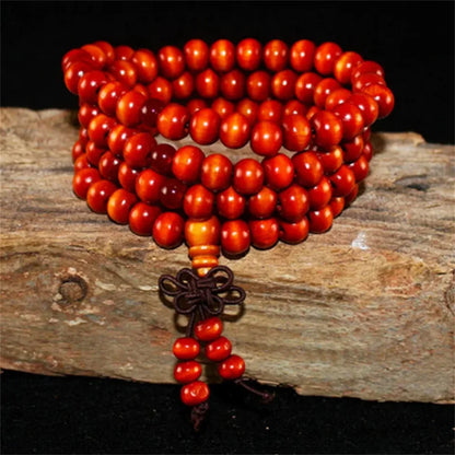 Natural Sandalwood 108 Bead Meditation Bracelet