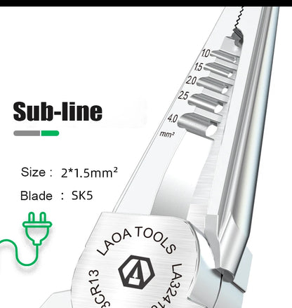 7-in-1 / 8-in-1 Stainless Steel Electrician’s Multi-Pliers (with or without Tester)