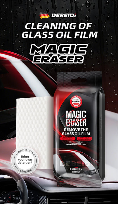 Magic Car Glass Oil Film Remover Sponge – Clear Vision in One Swipe